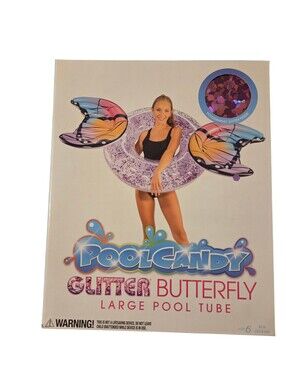 Pool Candy Glitter Butterfly Float